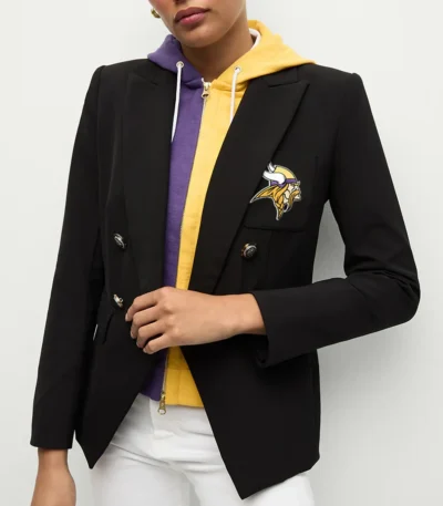 Minnesota Vikings Black Blazer
