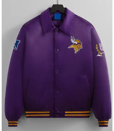 Minnesota Vikings Cover Bomber Jacket