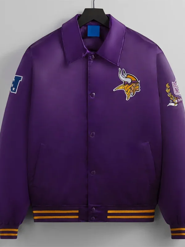 Minnesota Vikings Cover Bomber Jacket