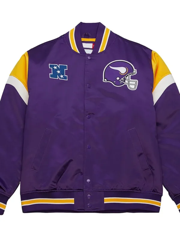 Minnesota Vikings Heavyweight Satin Jacket
