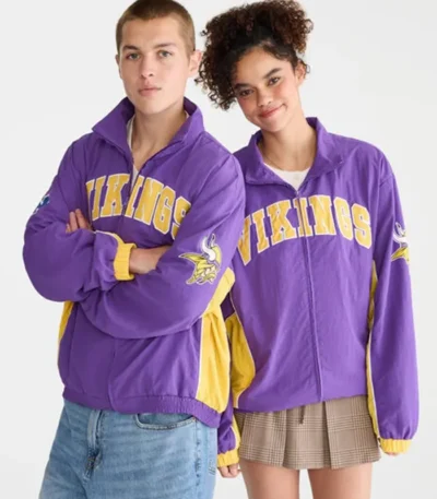 Minnesota Vikings Men’s Full Zip Track Jacket
