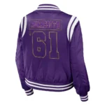 Minnesota Vikings Purple Bomber Full-Zip Jacket
