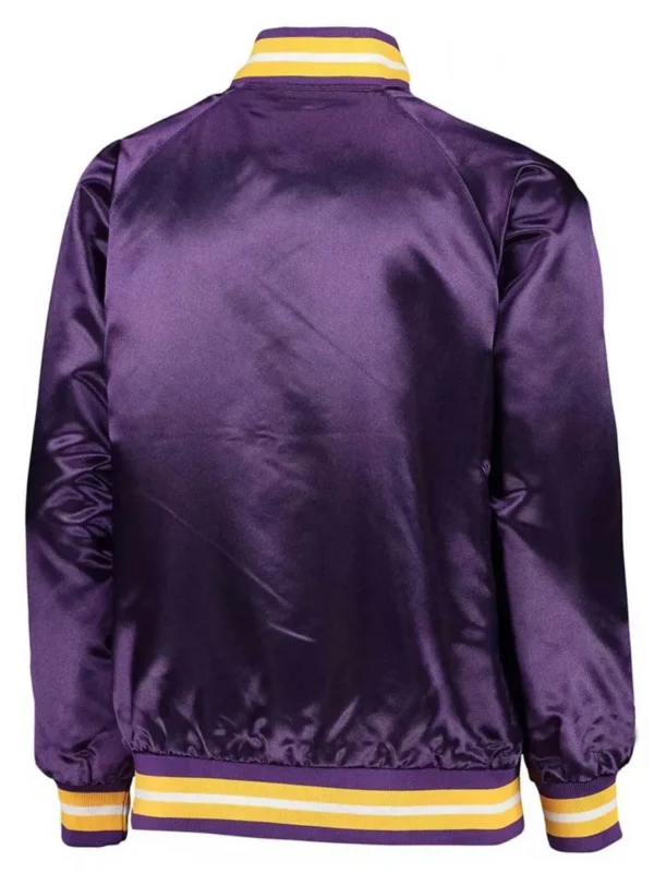 Minnesota Vikings Purple Satin Full-Snap Jacket