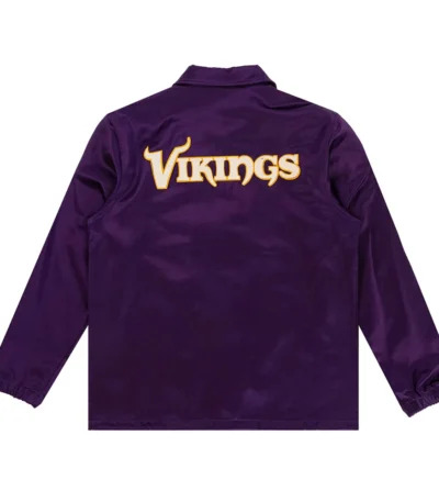 Minnesota Vikings Purple Satin Windbreaker