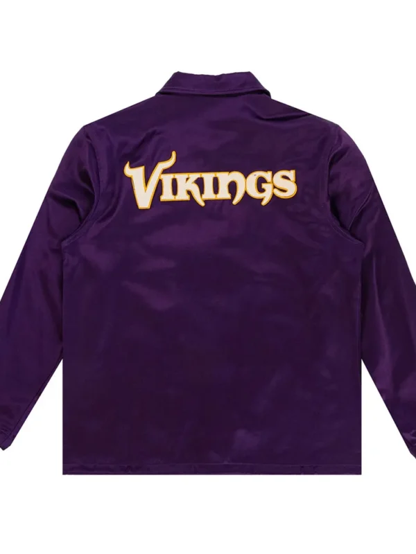 Minnesota Vikings Purple Satin Windbreaker