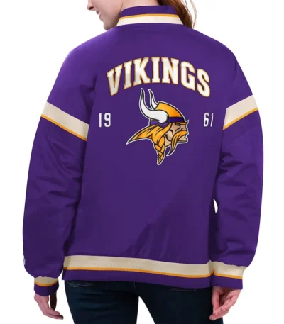 Minnesota Vikings Tournament Purple Varsity Jacket