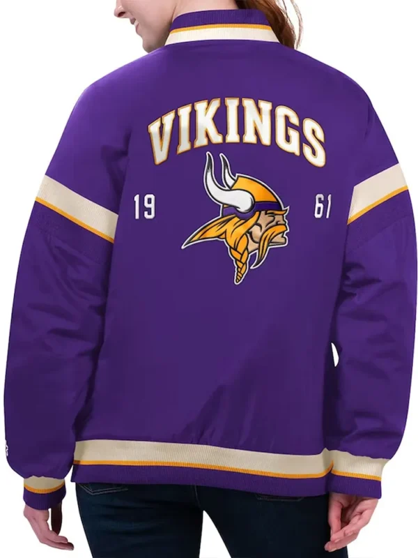 Minnesota Vikings Tournament Purple Varsity Jacket