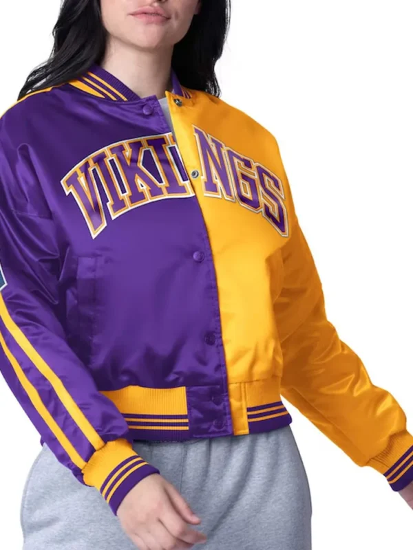 Minnesota Vikings Zone Blitz Purple-Gold Jacket
