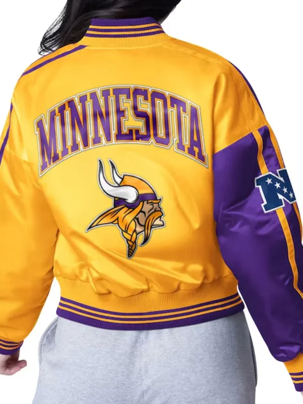 Minnesota Vikings Zone Blitz Purple-Gold Jacket