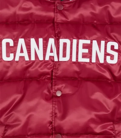 Montreal Canadiens Burgundy Bubble Jacket