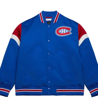 Montreal Canadiens Heavyweight Royal Satin Jacket