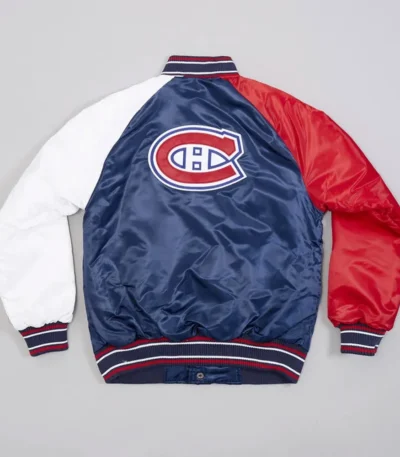 Montreal Canadiens Youth Varsity Satin Jacket