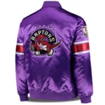 NBA Purple Toronto Raptors Satin Jacket