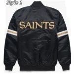 NFL New Orleans Saints Black Jacket