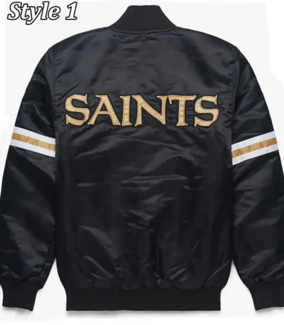 NFL New Orleans Saints Black Jacket