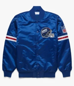 NFL Satin Seattle Seahawks Royal Blue Jacket