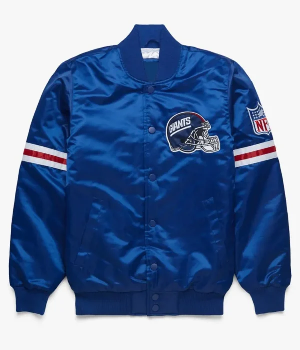 NFL Satin Seattle Seahawks Royal Blue Jacket