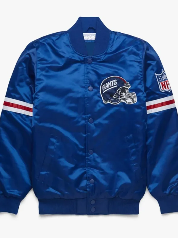NFL Satin Seattle Seahawks Royal Blue Jacket