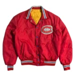 NHL 90s Montreal Canadiens Hockey Red Jacket