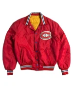 NHL 90s Montreal Canadiens Hockey Red Jacket