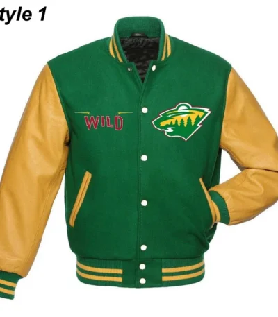 NHL Minnesota Wild Varsity Jacket