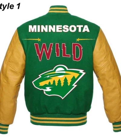 NHL Minnesota Wild Varsity Jacket
