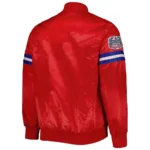 NY Giants 25th Anniversary Red Satin Jacket