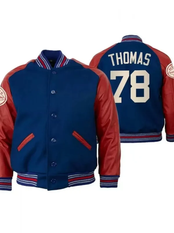 NY Giants Andrew Thomas Varsity Jacket