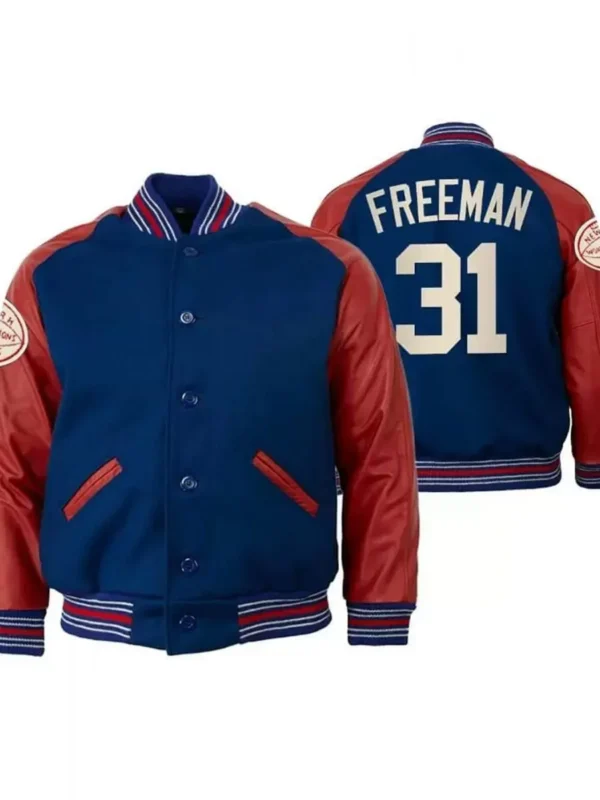 NY Giants Devonta Freeman Varsity Jacket