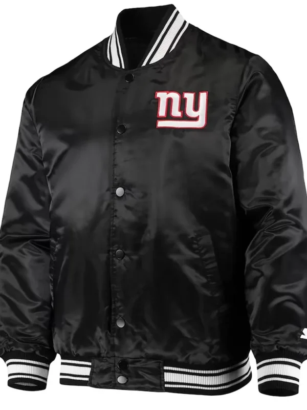 NY Giants Locker Room Black Jacket
