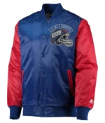 NY Giants Locker Room Throwback Royal-Red Jacket