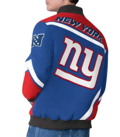 NY Giants Maximum Racing Royal Jacket