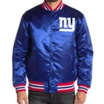 NY Giants NFL Satin Blue Jacket