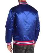NY Giants NFL Satin Blue Jacket