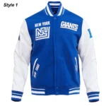 NY Giants Retro Classic Varsity Jacket