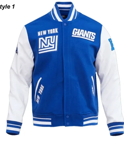 NY Giants Retro Classic Varsity Jacket