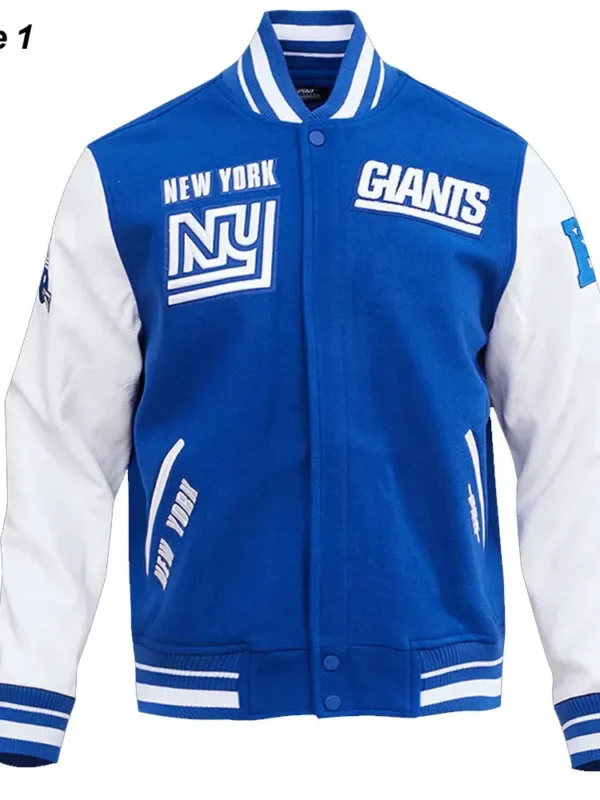 NY Giants Retro Classic Varsity Jacket