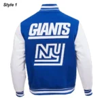 NY Giants Retro Classic Varsity Jacket