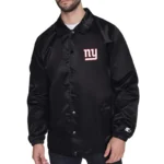 NY Giants Retro Logo Coaches Jacket