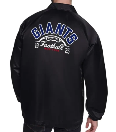 NY Giants Retro Logo Coaches Jacket