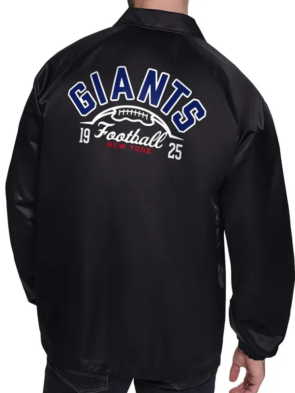 NY Giants Retro Logo Coaches Jacket