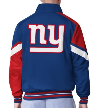 NY Giants Strong Arm Royal Full-Zip Jacket