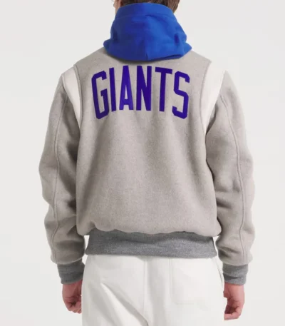 NY Giants Teddy Varsity Wool Jacket
