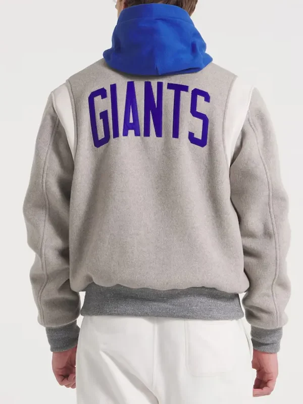 NY Giants Teddy Varsity Wool Jacket