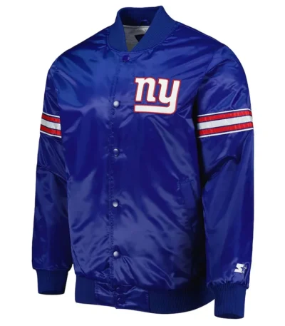 NY Giants The Pick and Roll Royal Jacket