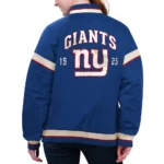 NY Giants Tournament Royal Varsity Jacket