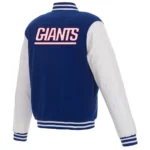 NY Giants Varsity Royal and White Jacket