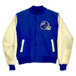 NY Giants Varsity White and Royal Blue Jacket