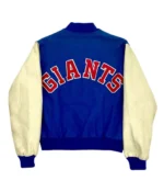 NY Giants Varsity White and Royal Blue Jacket