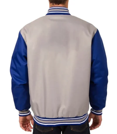 NY Islanders Front Hit Gray and Blue Jacket